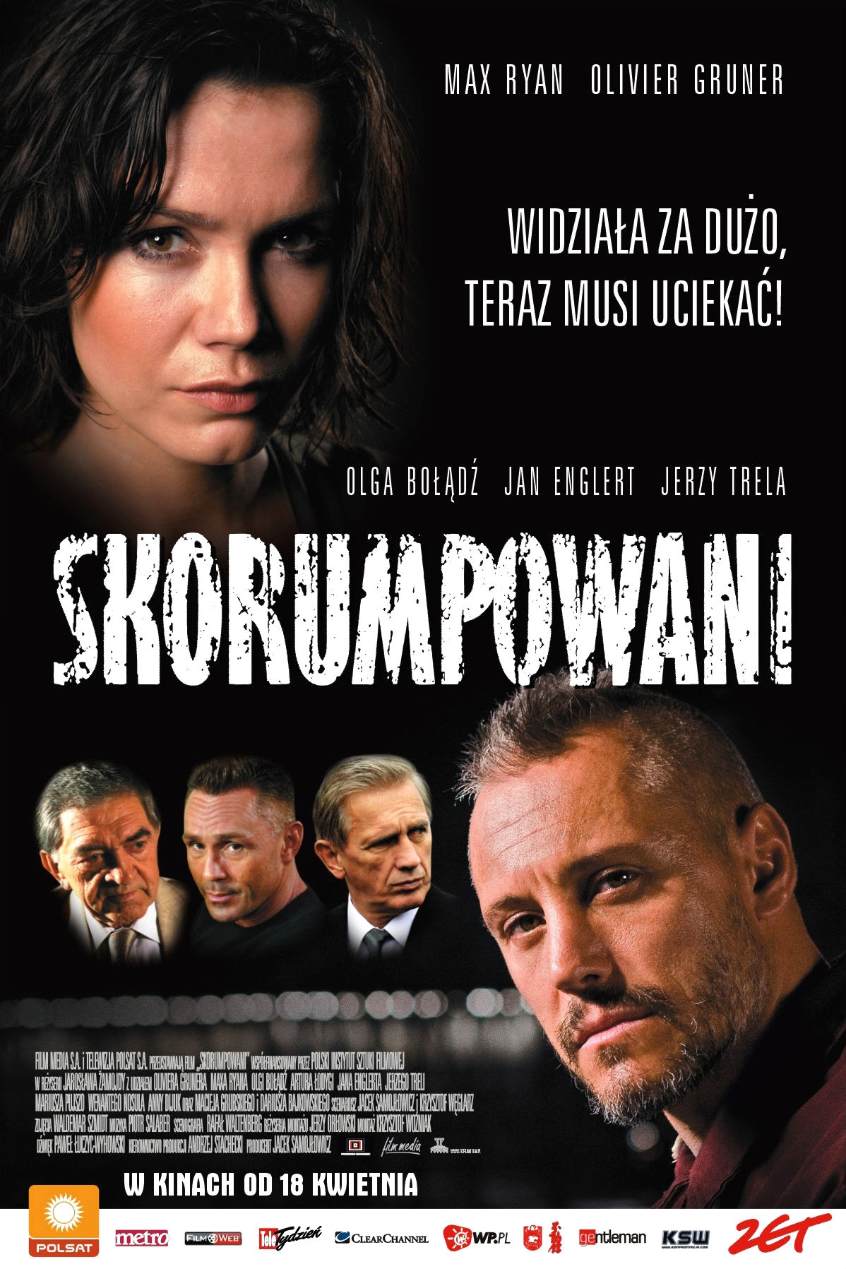 Polski plakat filmu 'Skorumpowani'