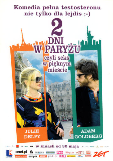 Przód ulotki filmu '2 Dni W Paryżu'