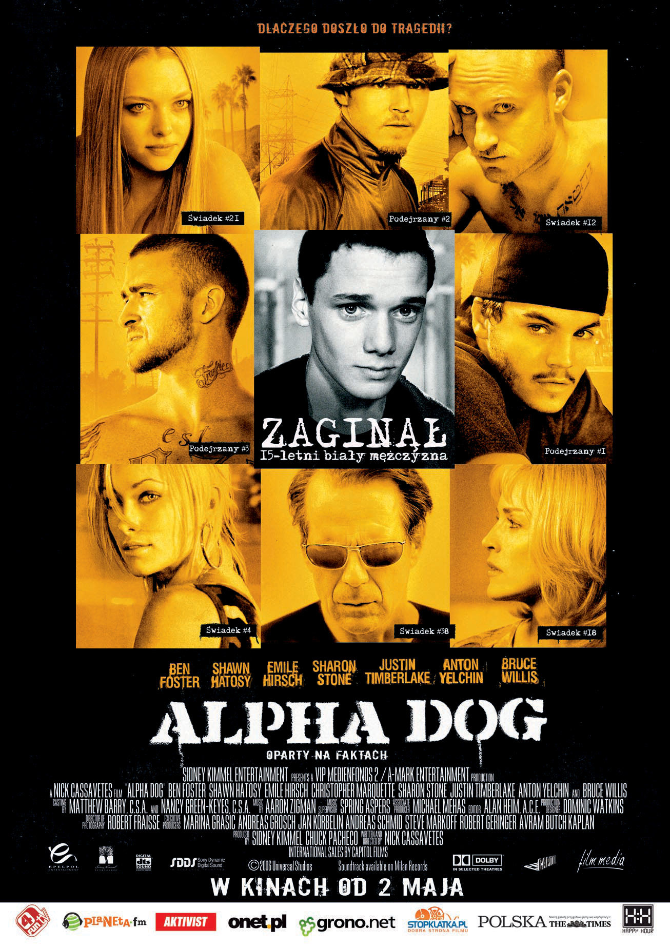 Polski plakat filmu 'Alpha Dog'