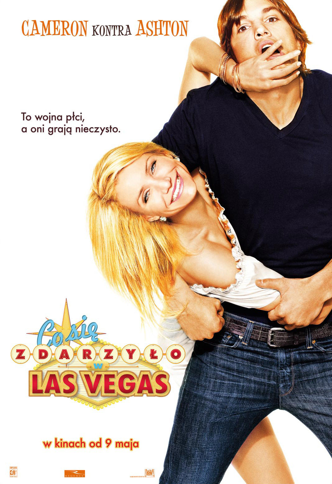 Polski plakat filmu 'Co Się Zdarzyło W Las Vegas'
