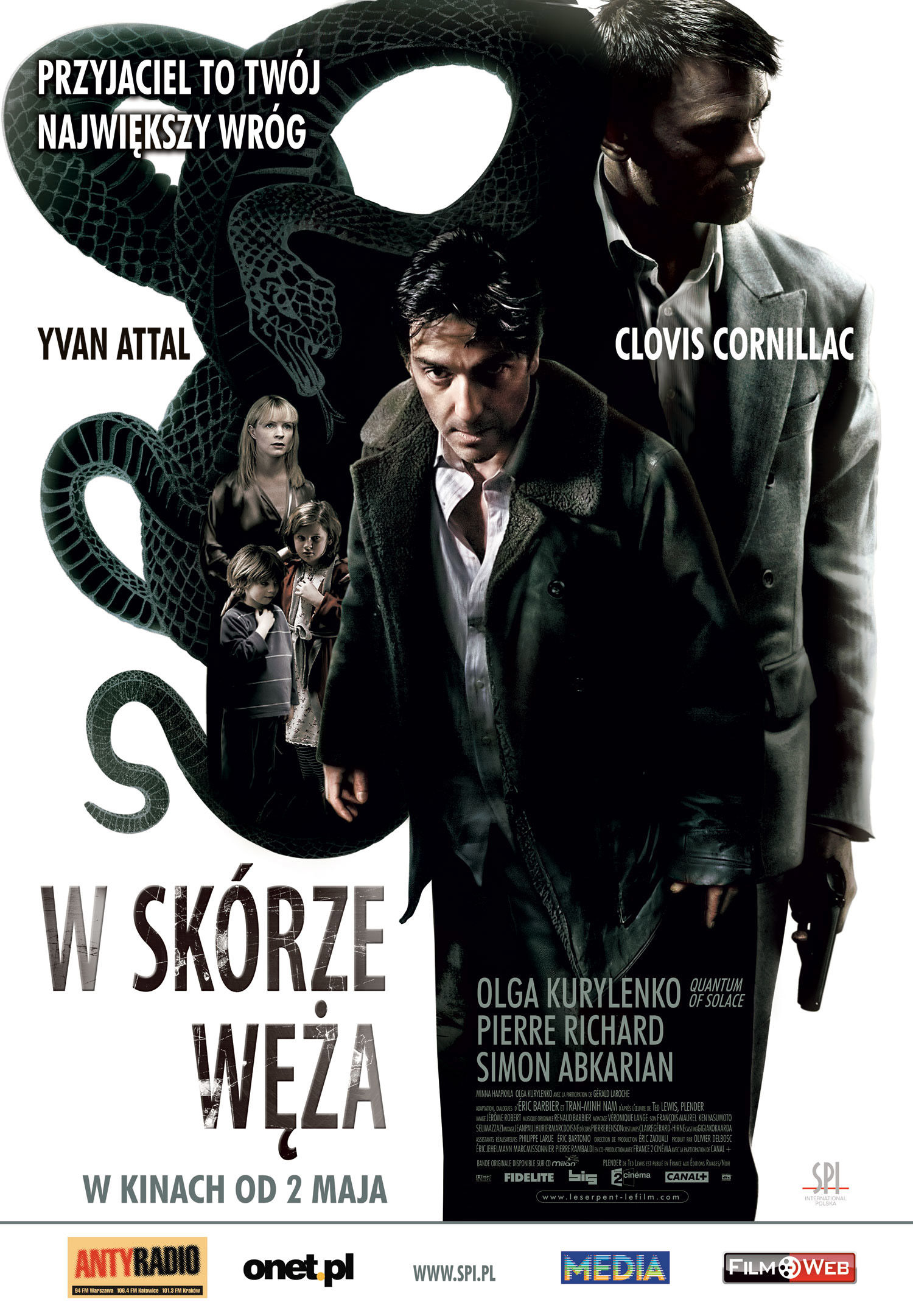 Polski plakat filmu 'W Skórze Węża'