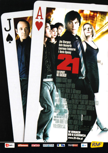 Przód ulotki filmu '21'