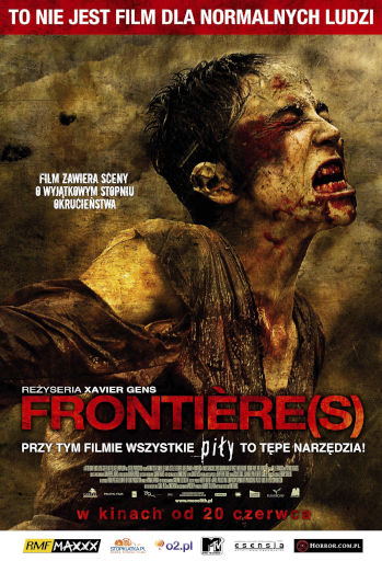 Polski plakat filmu 'Frontière(s)'