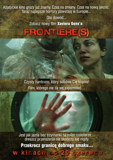 Tył ulotki filmu 'Frontière(s)'