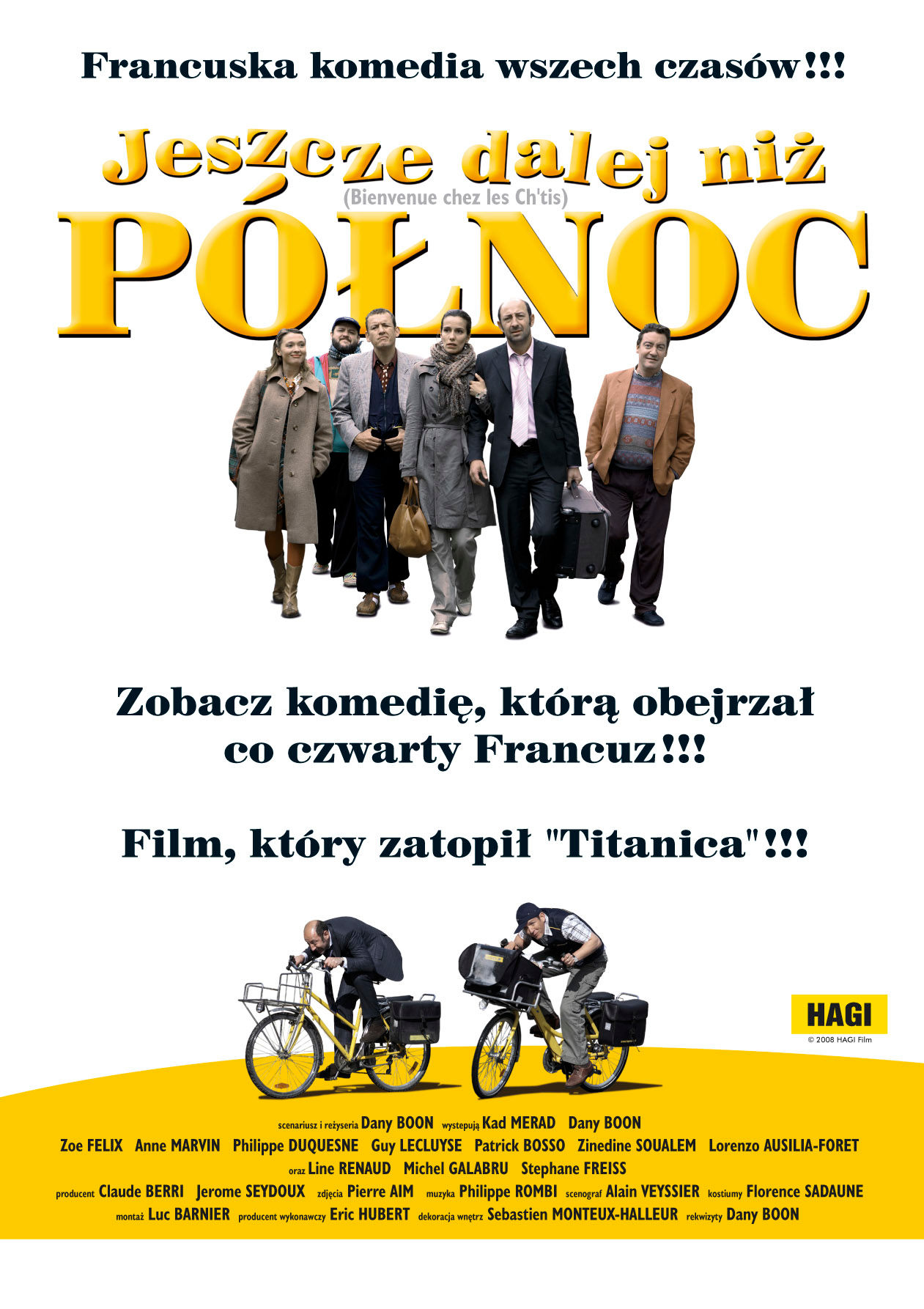 Polski plakat filmu 'Jeszcze Dalej Niż Północ'