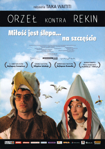 Przód ulotki filmu 'Orzeł Kontra Rekin'