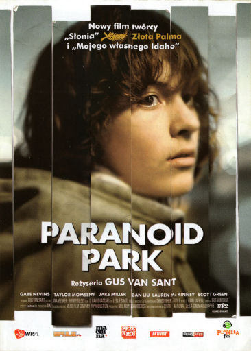 Przód ulotki filmu 'Paranoid Park'