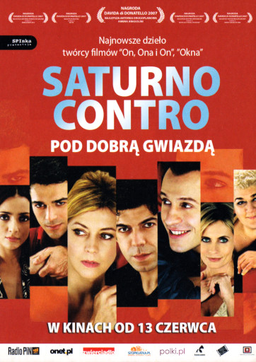 Przód ulotki filmu 'Saturno Contro. Pod Dobrą Gwiazdą'
