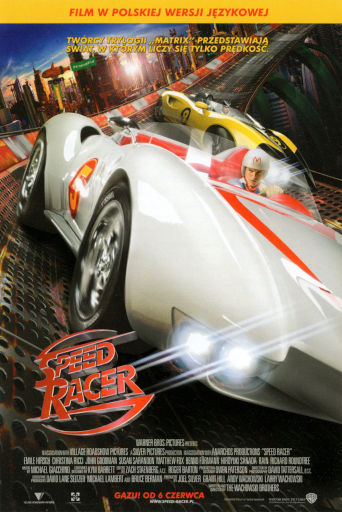 Przód ulotki filmu 'Speed Racer'