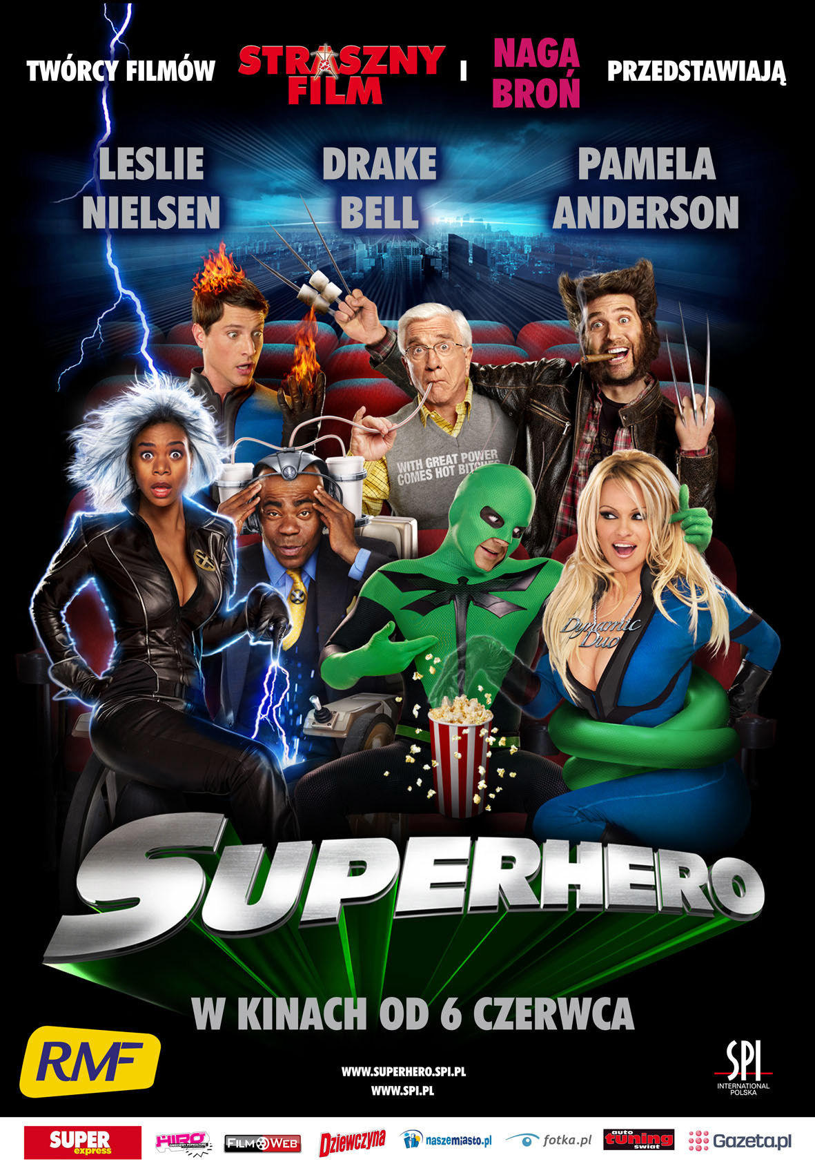 Polski plakat filmu 'Superhero'