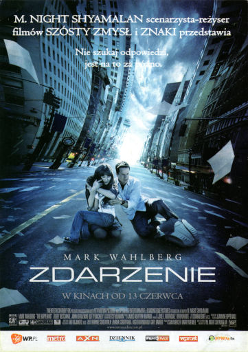 Przód ulotki filmu 'Zdarzenie'