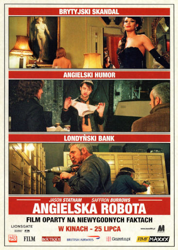 Przód ulotki filmu 'Angielska Robota'