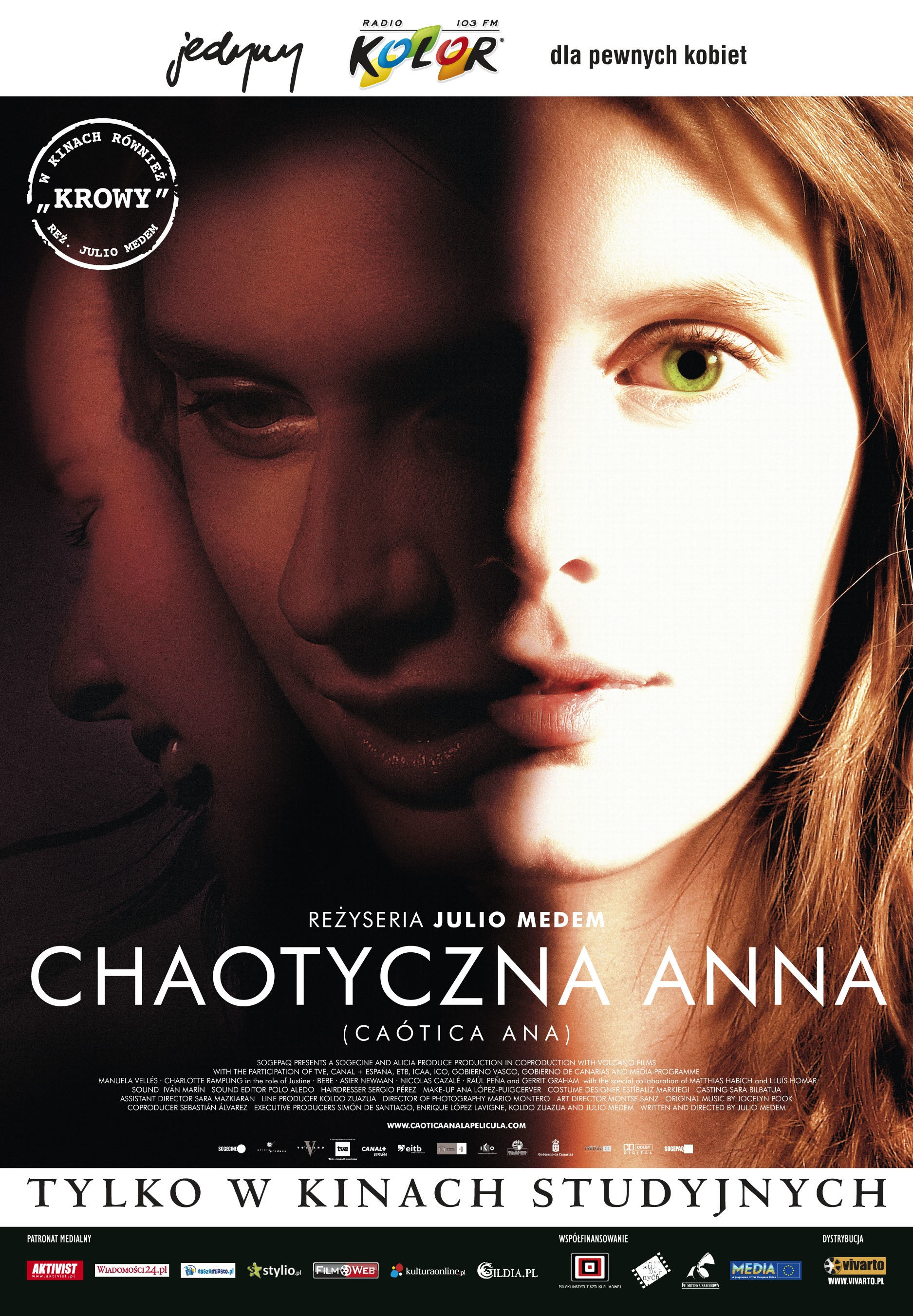 Polski plakat filmu 'Chaotyczna Anna'