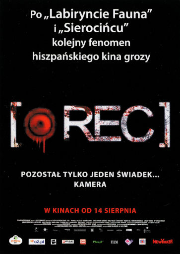 Przód ulotki filmu '[Rec]'