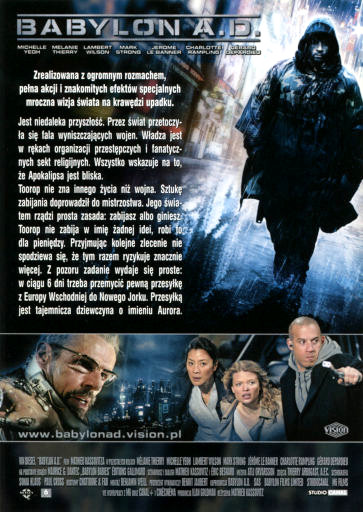 Tył ulotki filmu 'Babylon A.D.'