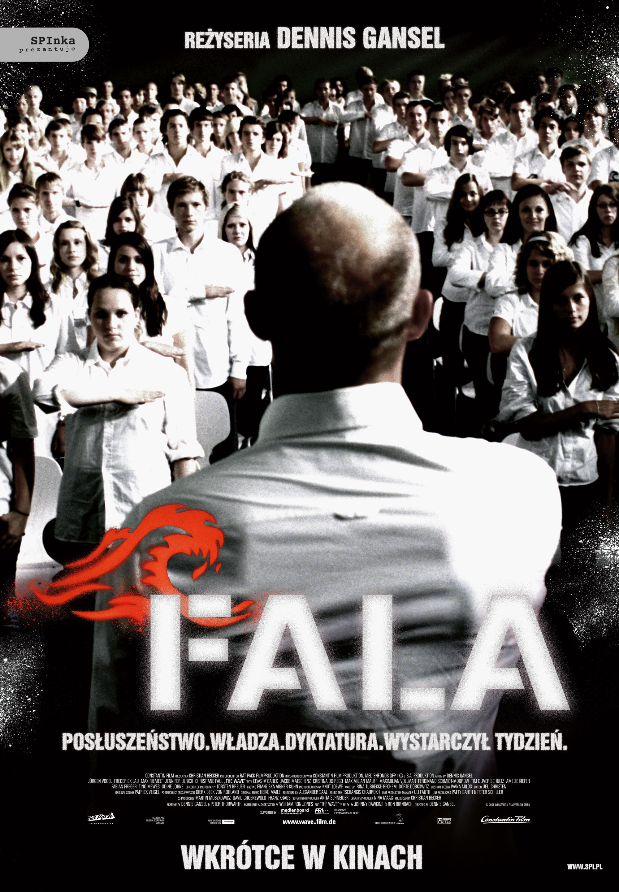 Polski plakat filmu 'Fala'