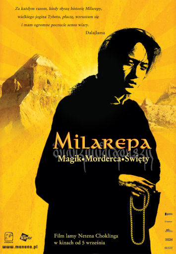 Polski plakat filmu 'Milarepa'