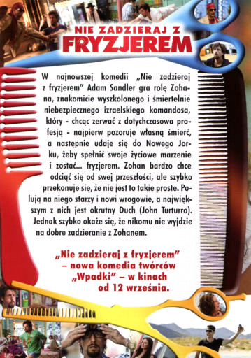 Tył ulotki filmu 'Nie Zadzieraj Z Fryzjerem'