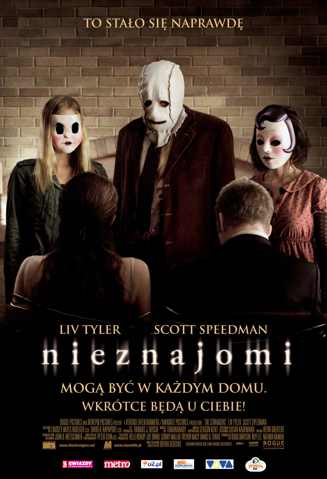 Polski plakat filmu 'Nieznajomi'