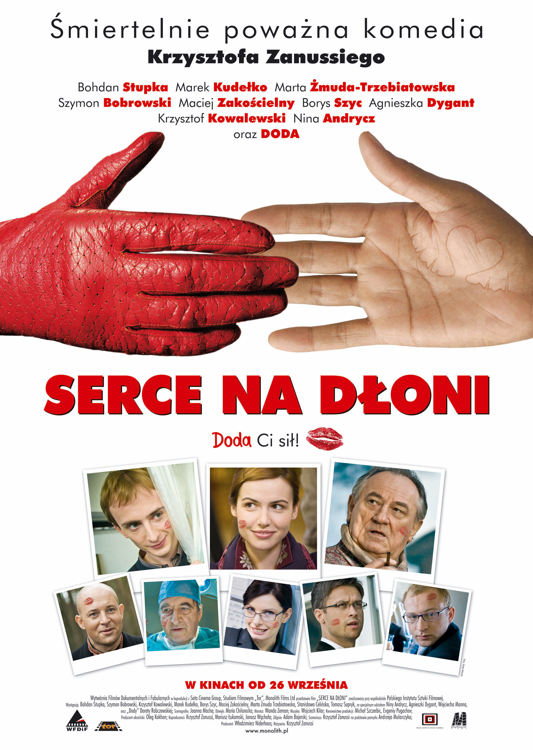 Polski plakat filmu 'Serce Na Dłoni'