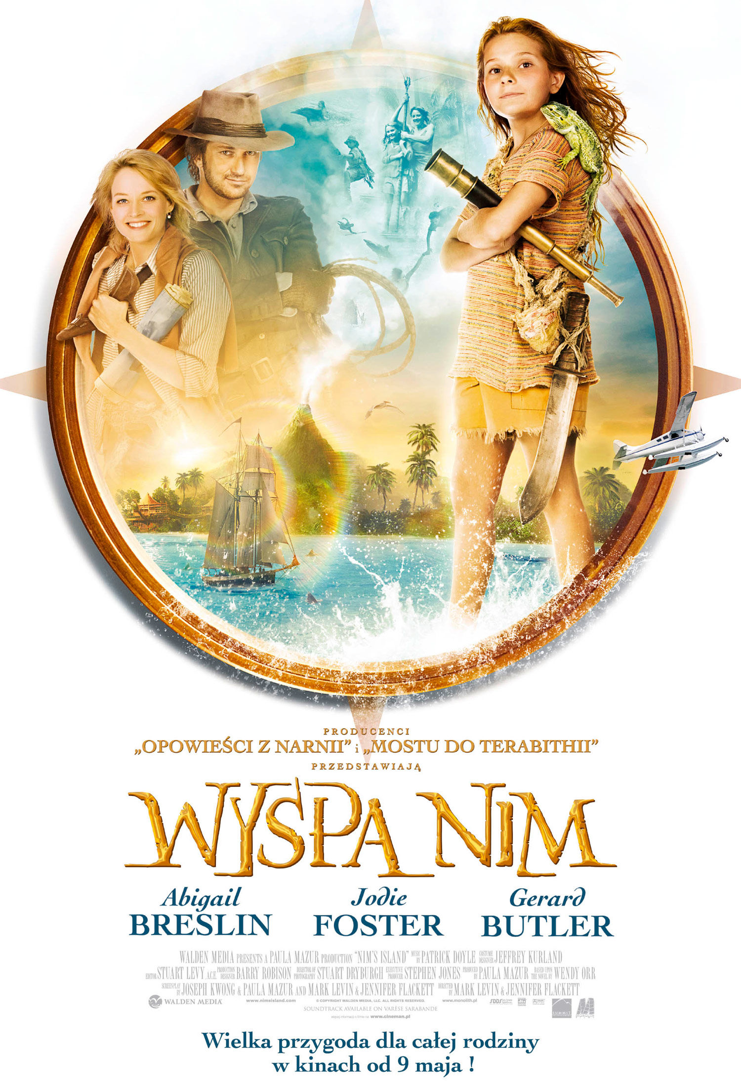 Polski plakat filmu 'Wyspa Nim'