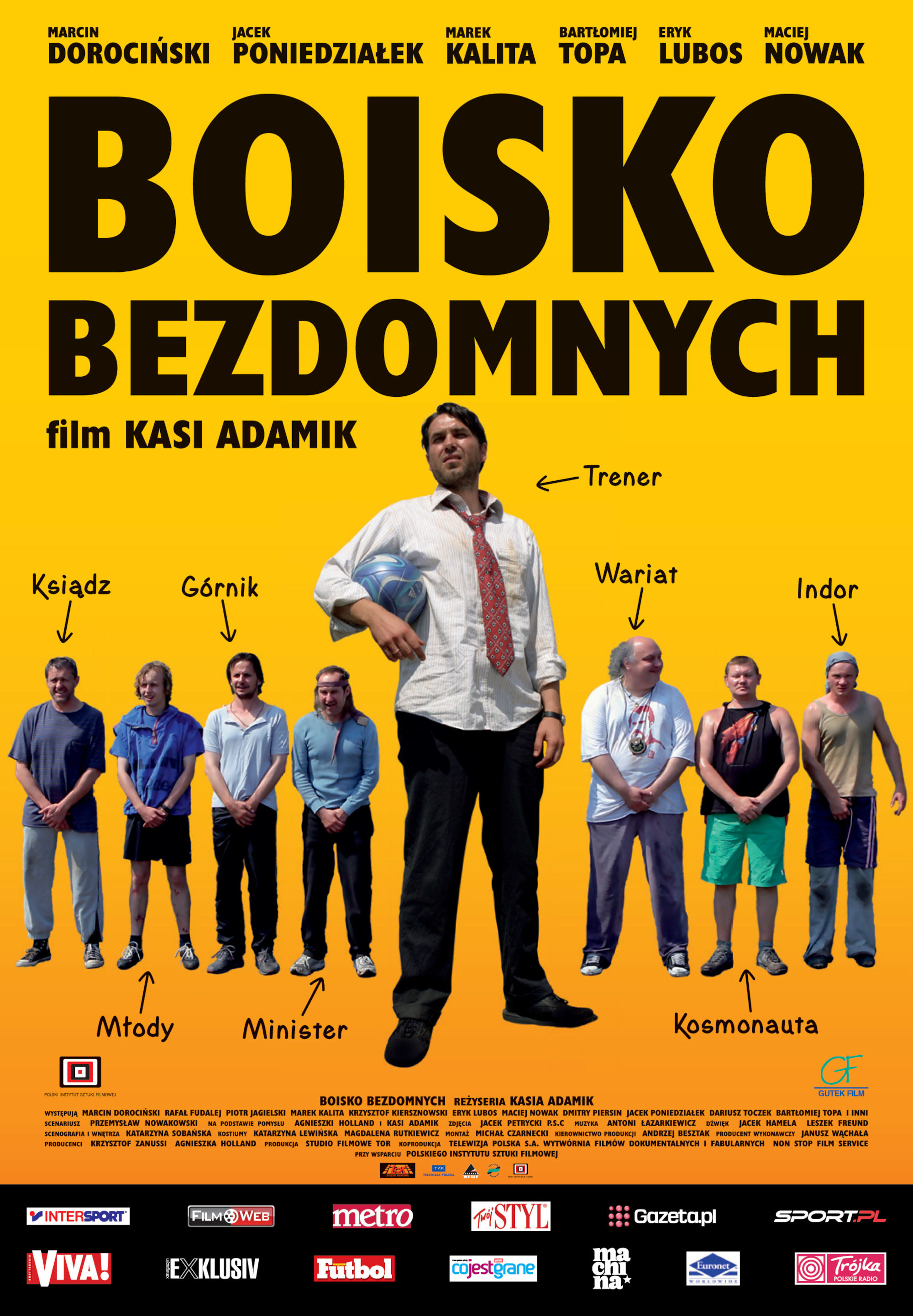 Polski plakat filmu 'Boisko Bezdomnych'