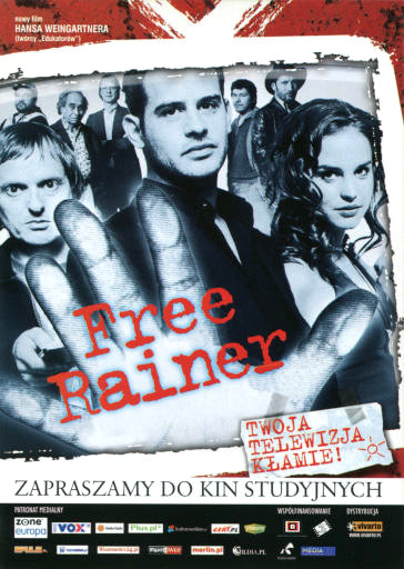 Przód ulotki filmu 'Free Rainer'