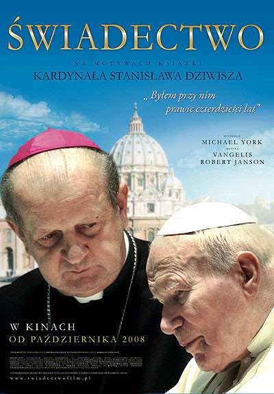 Polski plakat filmu 'Świadectwo'