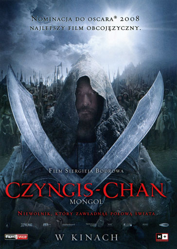 Przód ulotki filmu 'Czyngis-Chan'