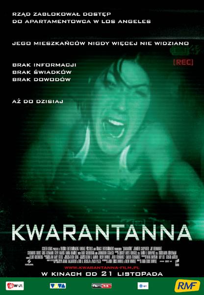 Polski plakat filmu 'Kwarantanna'