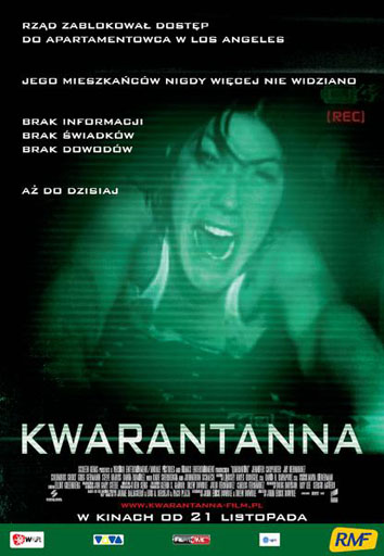 Polski plakat filmu 'Kwarantanna'