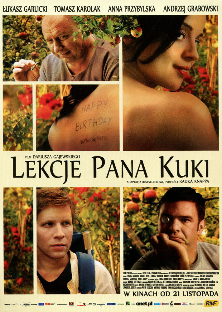 Ulotka filmu 'Lekcje Pana Kuki (przód)'