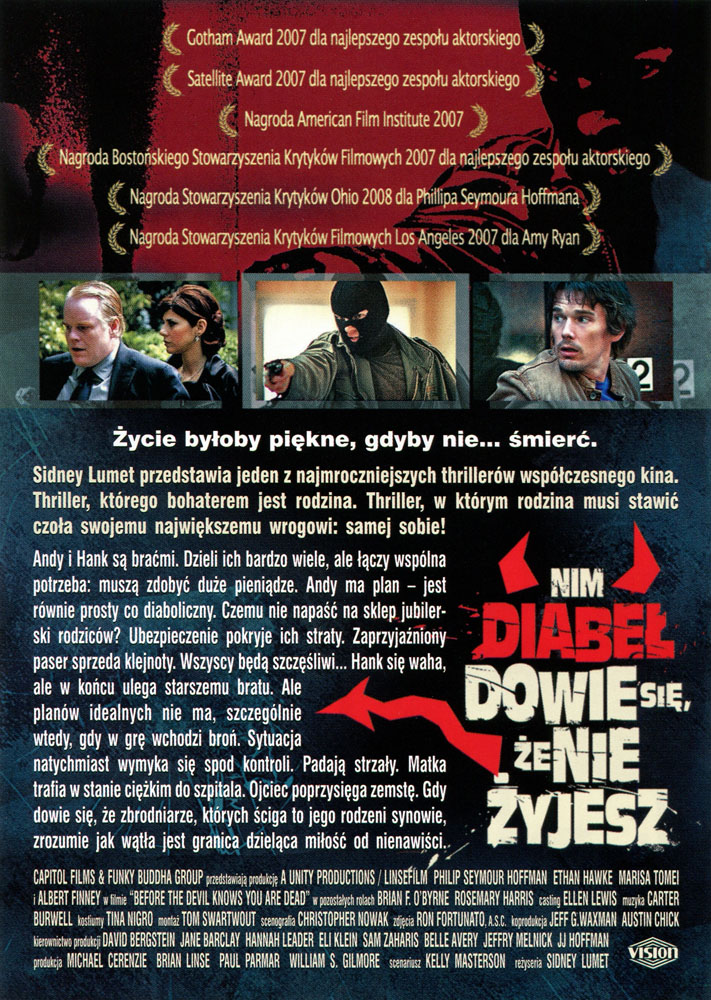 Ulotka filmu 'Nim Diabeł Dowie Się, Że Nie Żyjesz (tył)'