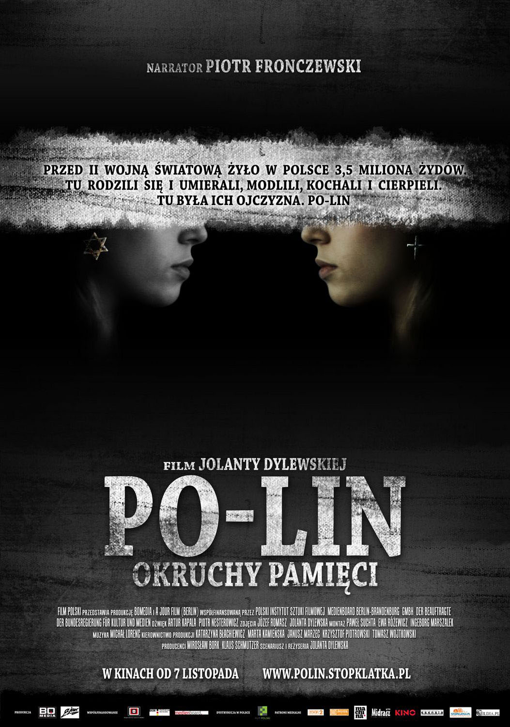 Polski plakat filmu 'Po-Lin. Okruchy Pamięci'
