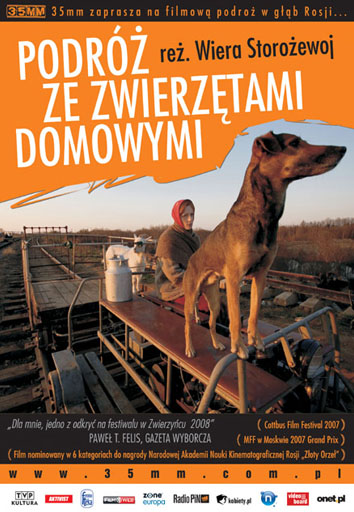 Polski plakat filmu 'Podróż Ze Zwierzętami Domowymi'