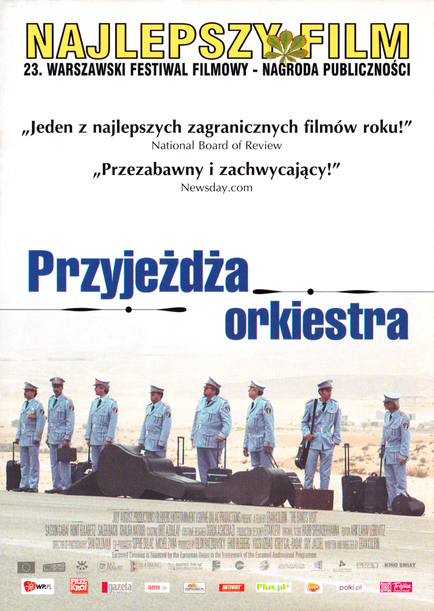 Ulotka filmu 'Przyjeżdża Orkiestra (przód)'