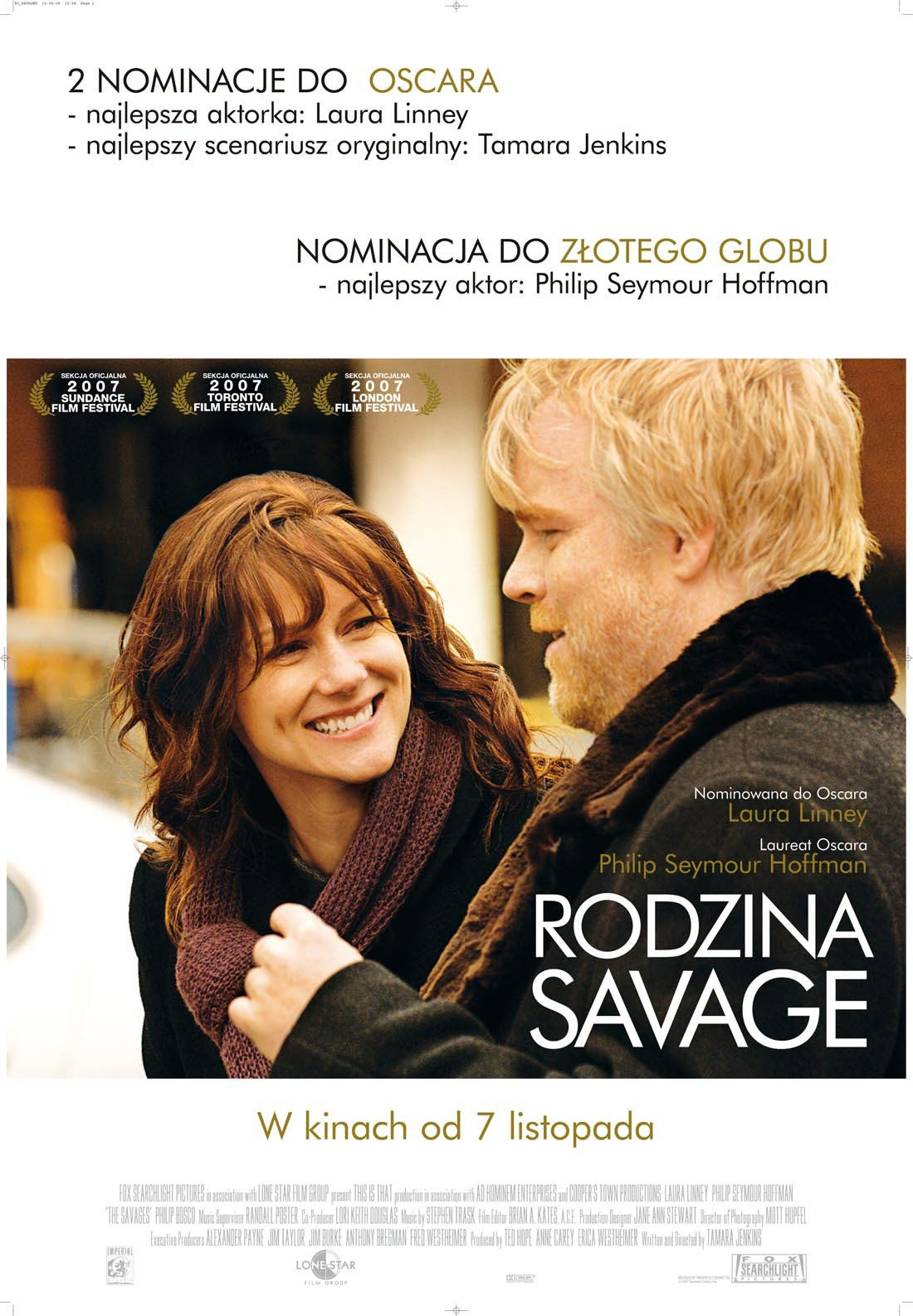 Polski plakat filmu 'Rodzina Savage'