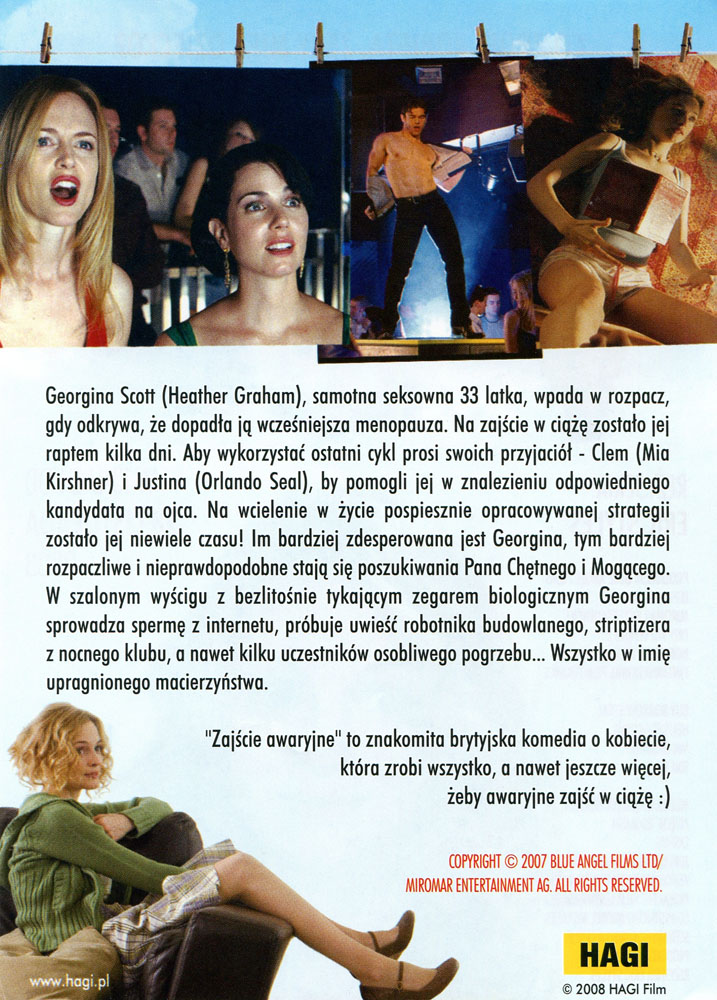 Ulotka filmu 'Zajście Awaryjne (tył)'