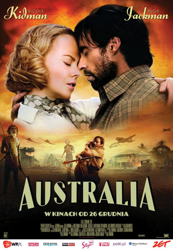 Polski plakat filmu 'Australia'