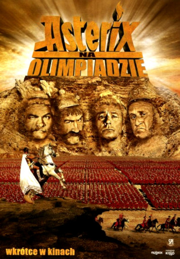 Przód ulotki filmu 'Asterix Na Olimpiadzie'
