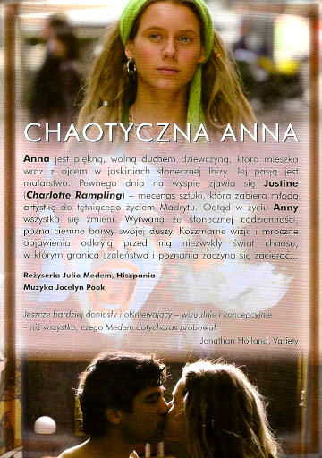 Tył ulotki filmu 'Chaotyczna Anna'