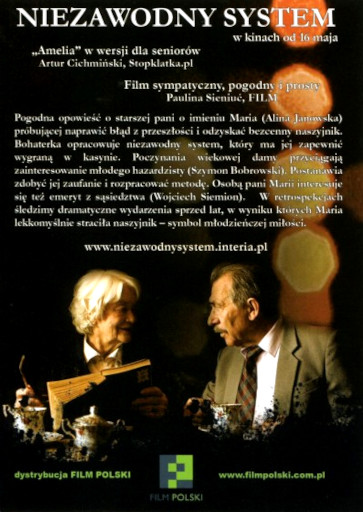 Tył ulotki filmu 'Niezawodny System'