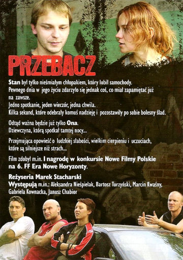 Tył ulotki filmu 'Przebacz'