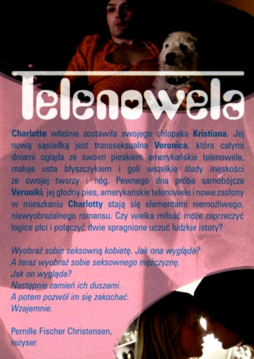 Tył ulotki filmu 'Telenowela'