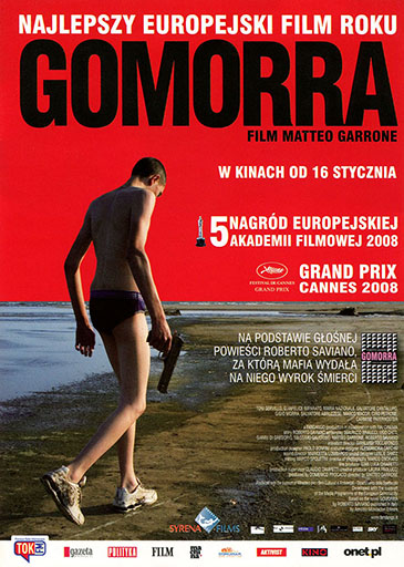 Przód ulotki filmu 'Gomorra'