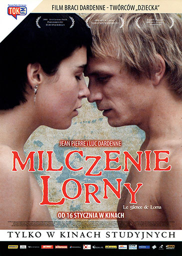 Przód ulotki filmu 'Milczenie Lorny'