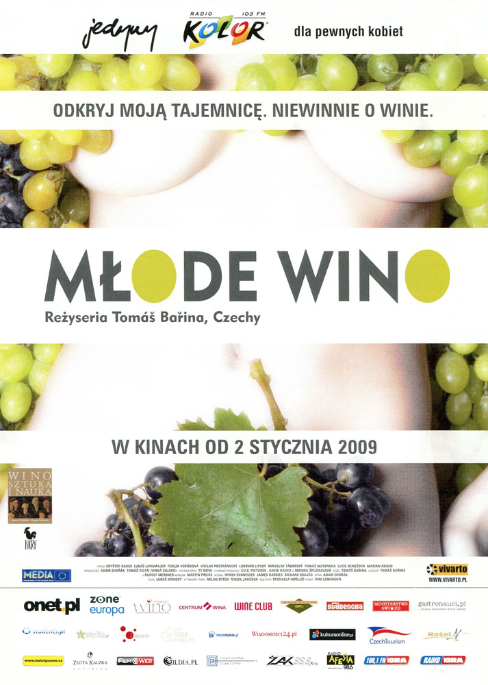 Ulotka filmu 'Młode Wino (przód)'