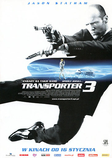Przód ulotki filmu 'Transporter 3'