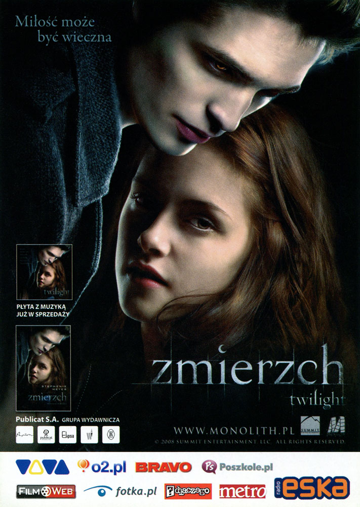 Ulotka filmu 'Zmierzch (przód - wersja B)'