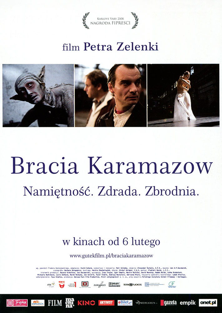 Ulotka filmu 'Bracia Karamazow (przód)'